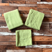 Green Tea 100% Linen Sheet sets - linenshed AU